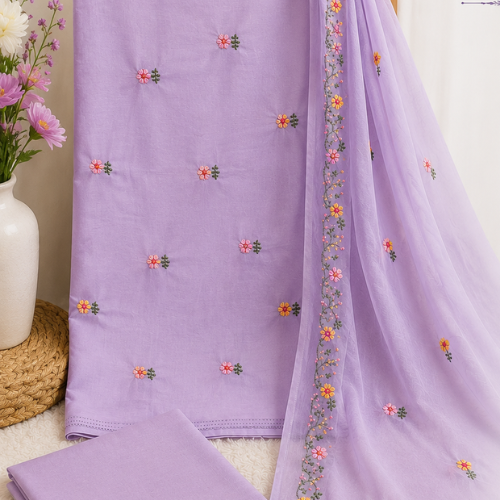 Chanderi Dress Material