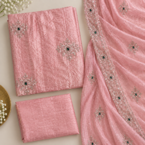 Crush fabric for dress material