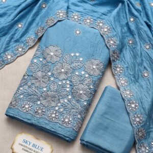 sky blue suit for women