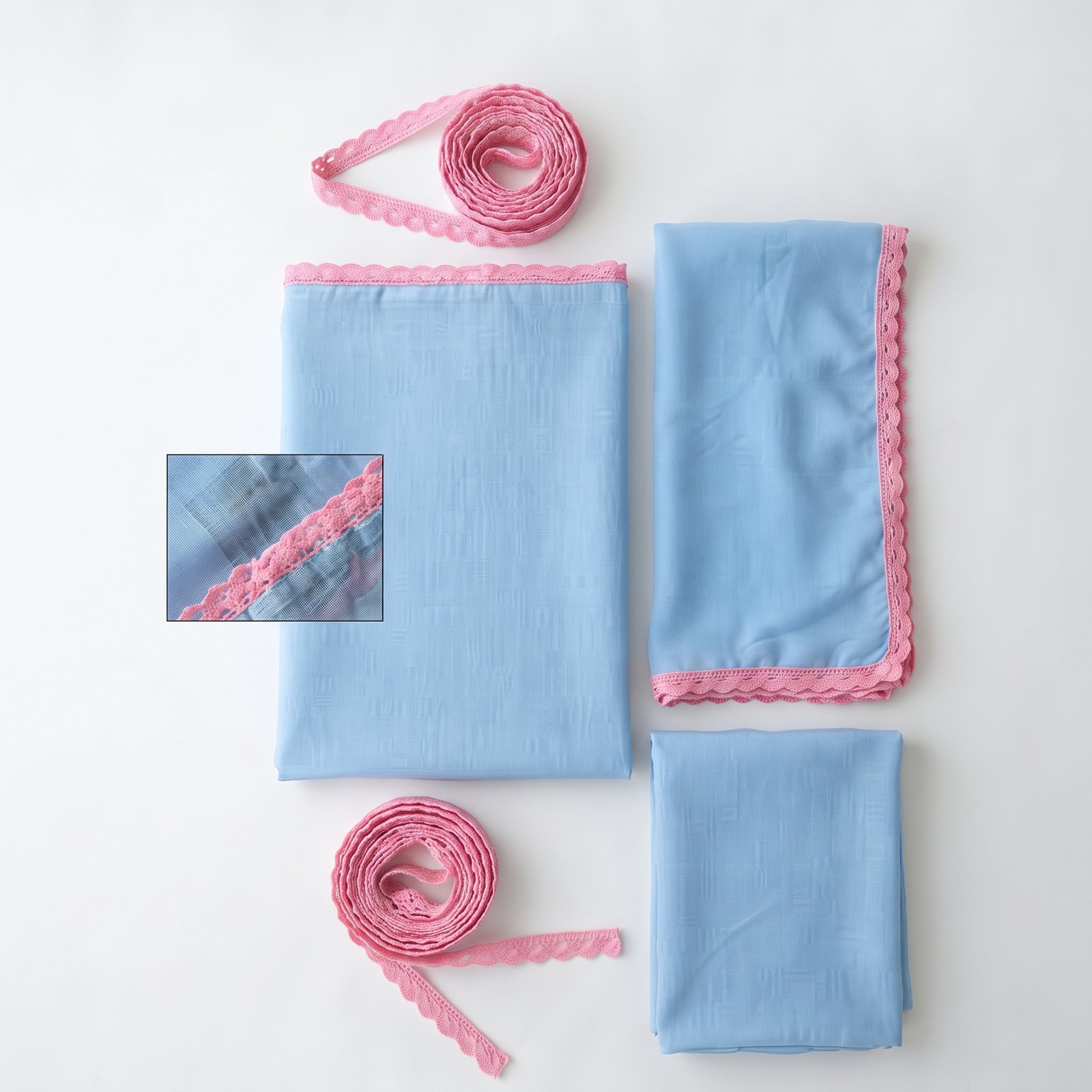 Unstitched cotton suit material